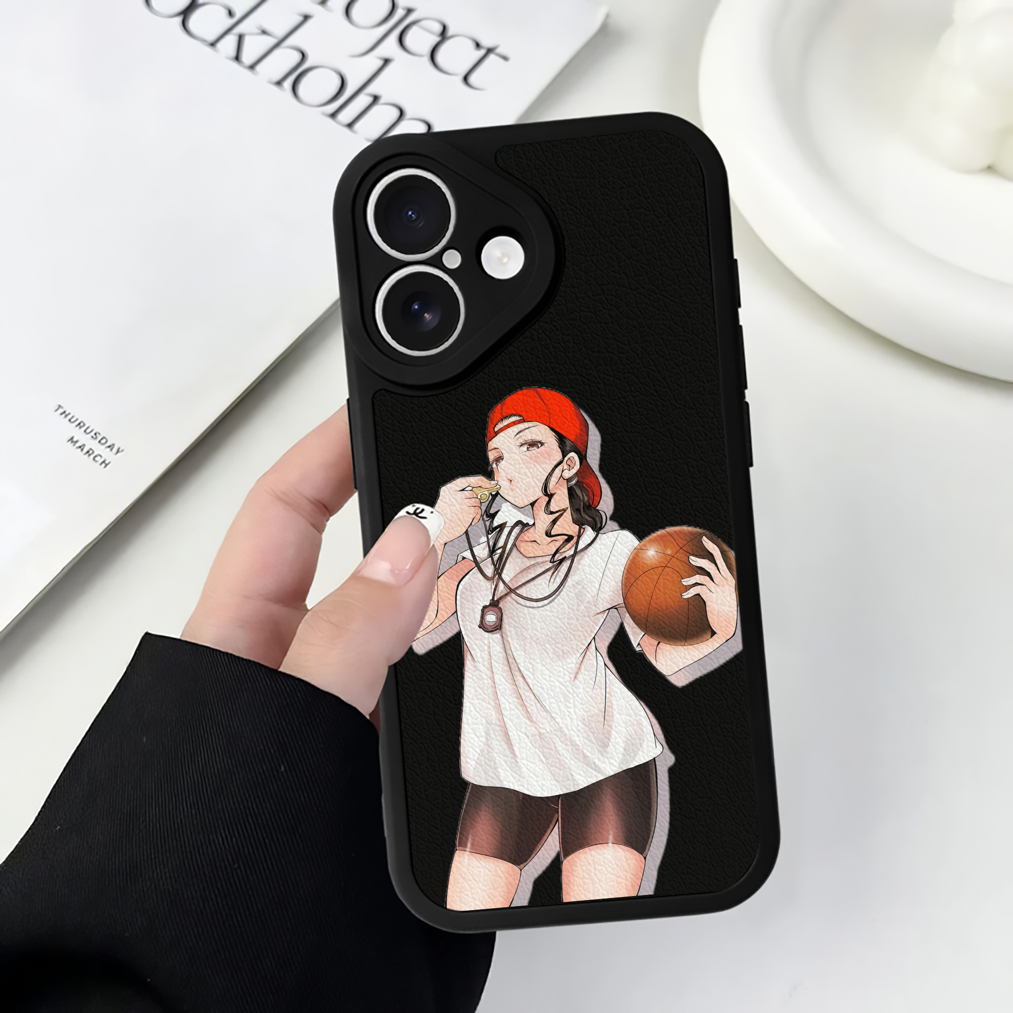 （画像用） SLAM DUNK／スラムダンク 【iPhone 16シリーズ対応】シリコンスマホケース（レザー調） 材質：シリコン